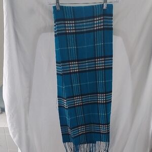 Blue Plaid Women's Scarf